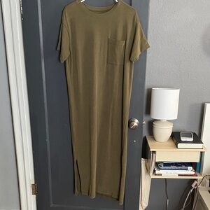 Madewell maxi tee dress